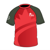 Karate Canada Red ARES Tee (Mandatory) - Chantail à manches courtes rouge (Obligatoire)