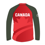 Karate Canada Red ARES Long Sleeve Tee / Chandail à manches longues