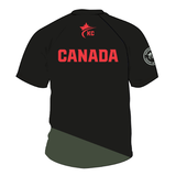 Karate Canada Black ARES Tee / Chantail à manches courtes noir