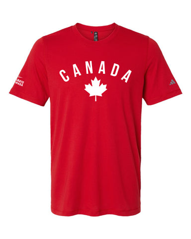 Karate Canada Adidas Team & Supporter T-Shirt - Unisex (red)