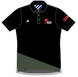 Karate Canada Supporter Black Polo Shirt / Chandail Polo Noir